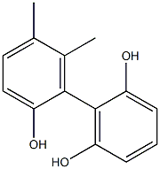 5',6'-Dimethyl-1,1'-biphenyl-2,2',6-triol Struktur