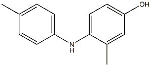 3-Methyl-4-(p-toluidino)phenol Struktur