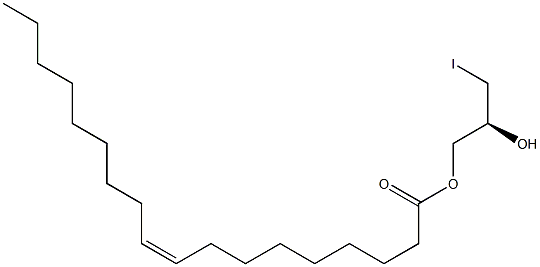 [S,(-)]-3-Iodo-1,2-propanediol 1-oleate Struktur