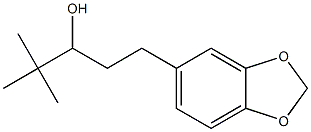 1-(3,4-Methylenedioxyphenyl)-4,4-dimethylpentan-3-ol Struktur