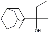 1-(1-Hydroxy-1-methylpropyl)adamantane Struktur