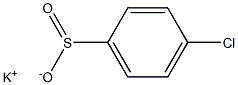 4-Chlorobenzenesulfinic acid potassium salt Struktur