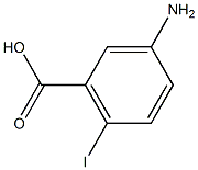 3-Amino-6-iodobenzoic acid Struktur