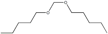 Bis(pentyloxy)methane Struktur