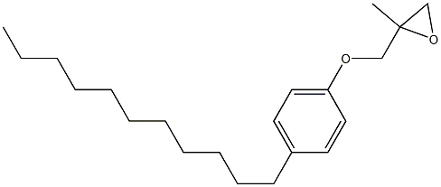 4-Undecylphenyl 2-methylglycidyl ether Struktur