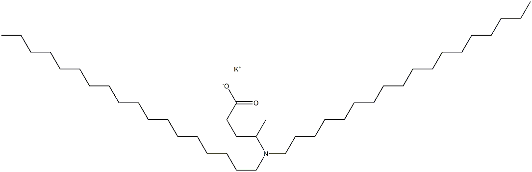 4-(Dioctadecylamino)valeric acid potassium salt Struktur