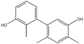 2',4,6-Trimethyl-1,1'-biphenyl-3,3'-diol Struktur