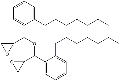 2-Heptylphenylglycidyl ether Struktur