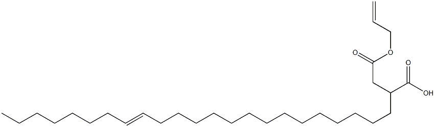 2-(15-Tricosenyl)succinic acid 1-hydrogen 4-allyl ester Struktur