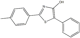 2-(4-Methylphenyl)-5-phenylthiazol-4-ol Struktur