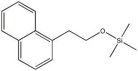 1-[2-(Trimethylsilyloxy)ethyl]naphthalene Struktur