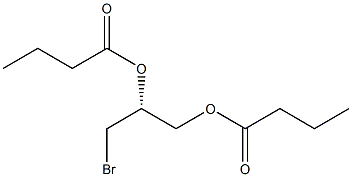 [R,(+)]-3-Bromo-1,2-propanediol dibutyrate Struktur