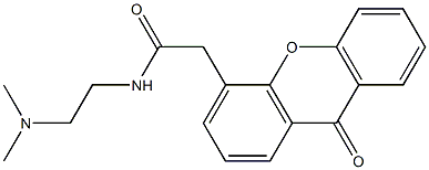 N-(2-Dimethylaminoethyl)-9-oxo-9H-xanthene-4-acetamide Struktur