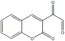 3-Glyoxyloyl-2H-1-benzopyran-2-one Struktur