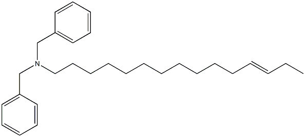 (12-Pentadecenyl)dibenzylamine Struktur