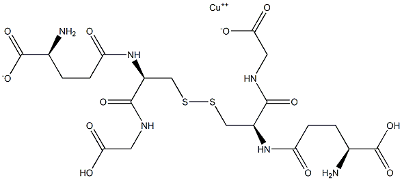 Glutathione copper salts Struktur