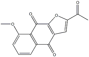 2-Acetyl-8-methoxynaphtho[2,3-b]furan-4,9-dione Struktur