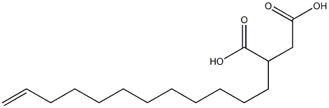 13-Tetradecene-1,2-dicarboxylic acid Struktur