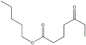 5-Oxoheptanoic acid pentyl ester Struktur