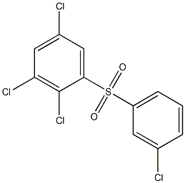 2,3,5-Trichlorophenyl 3-chlorophenyl sulfone Struktur