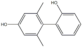 2,6-Dimethyl-1,1'-biphenyl-2',4-diol Struktur