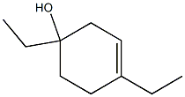 1,4-Diethyl-3-cyclohexen-1-ol Struktur