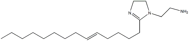 1-(2-Aminoethyl)-2-(5-tetradecenyl)-2-imidazoline Struktur