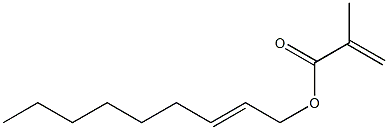 Methacrylic acid (2-nonenyl) ester Struktur