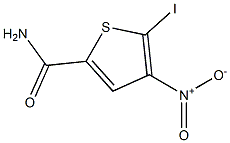 2-Iodo-3-nitrothiophene-5-carboxamide Struktur