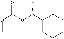 (+)-Carbonic acid methyl[(R)-1-cyclohexylethyl] ester Struktur