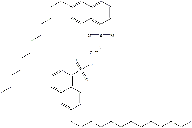 Bis(6-tridecyl-1-naphthalenesulfonic acid)calcium salt Struktur