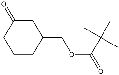 3-[(Pivaloyloxy)methyl]cyclohexanone Struktur