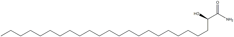 [R,(+)]-2-Hydroxytetracosanamide Struktur