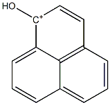 1-Hydroxy-1H-phenalene-1-cation Struktur