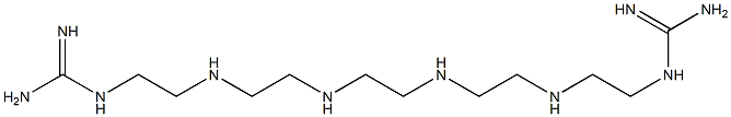 2,5,8,11,14,17-Hexaazaoctadecanediamidine Struktur