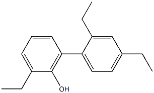 2-Ethyl-6-(2,4-diethylphenyl)phenol Struktur