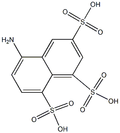 5-Amino-1,3,8-naphthalenetrisulfonic acid Struktur