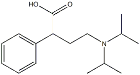 4-(Diisopropylamino)-2-phenylbutanoic acid Struktur