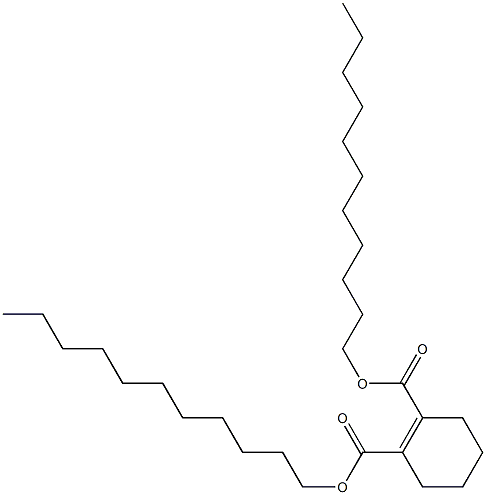 1-Cyclohexene-1,2-dicarboxylic acid diundecyl ester Struktur