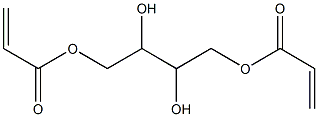 Bisacrylic acid 2,3-dihydroxybutane-1,4-diyl ester Struktur