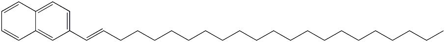 2-(1-Docosenyl)naphthalene Struktur