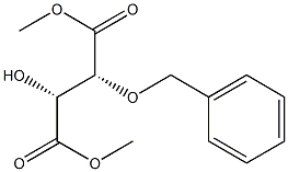 (2R,3R)-2-Hydroxy-3-benzyloxysuccinic acid dimethyl ester Struktur