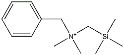 N,N-Dimethyl-N-(trimethylsilylmethyl)benzenemethanaminium Struktur