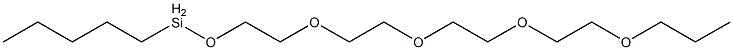 Pentyl[2-[2-[2-(2-propoxyethoxy)ethoxy]ethoxy]ethoxy]silane Struktur