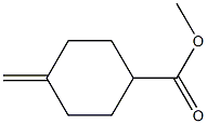 4-Methylenecyclohexanecarboxylic acid methyl ester Struktur