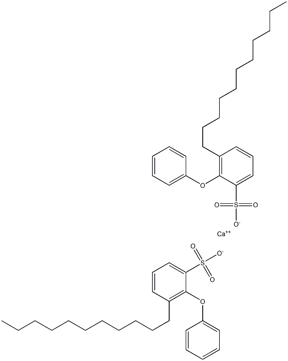 Bis(2-phenoxy-3-undecylbenzenesulfonic acid)calcium salt Struktur