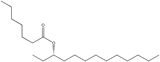 [S,(-)]-3-Tridecanol heptanoate Struktur