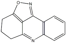 4,5-Dihydro-3H-isoxazolo[5,4,3-kl]acridine Struktur