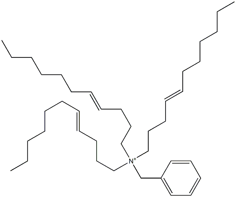 Tri(4-undecenyl)benzylaminium Struktur