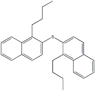 (Butyl)(2-naphtyl) sulfide Struktur